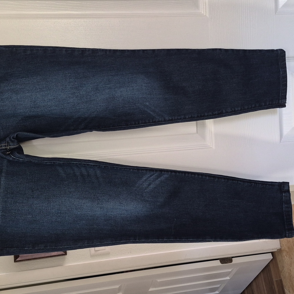 Democracy Ab solution Women Jeans Dark Wash Mid Rise Size 10 Ankle Stretch EUC - Picture 3 of 7